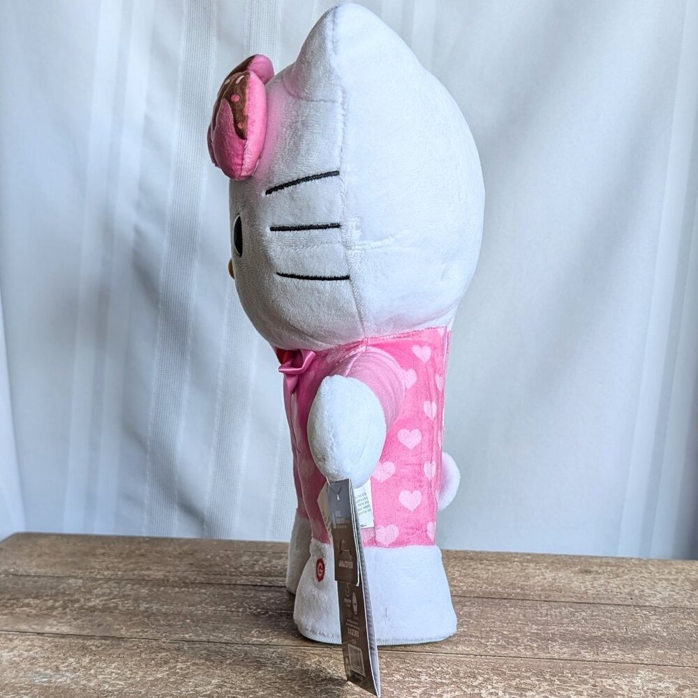 Sanrio Hello Kitty Valentines Day Animated Side Stepper Plush NWT - Picture 4 of 8